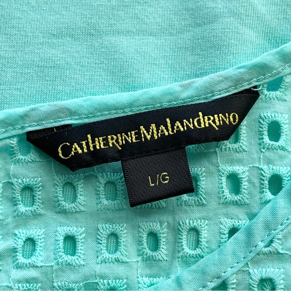 Catherine Malandrino Eyelet Shirt - Picture 8 of 9